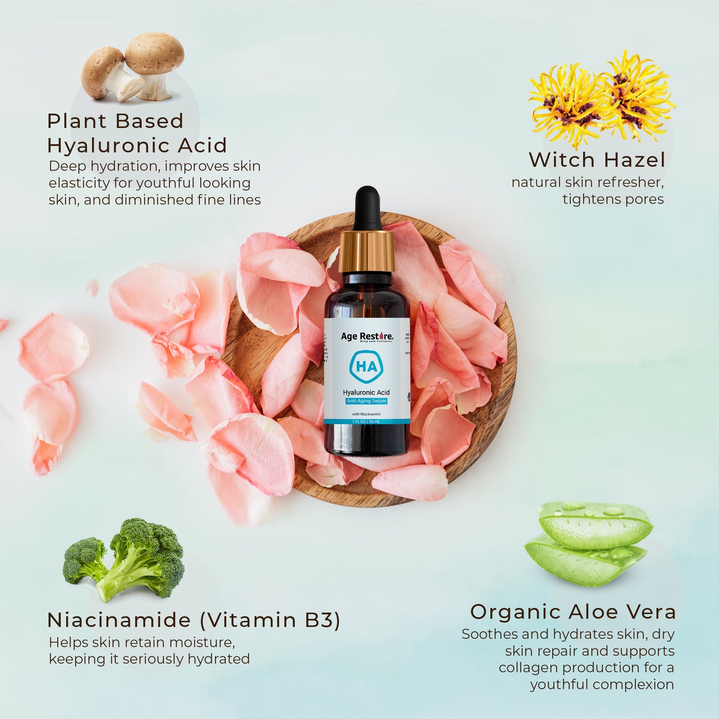 hyaluronic acid face serum in USA